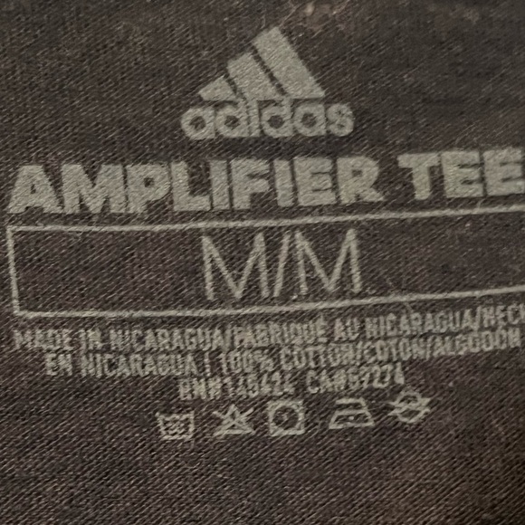 Adidas Amplified Tee Sz Medium Navy Blue Tee - Picture 6 of 6